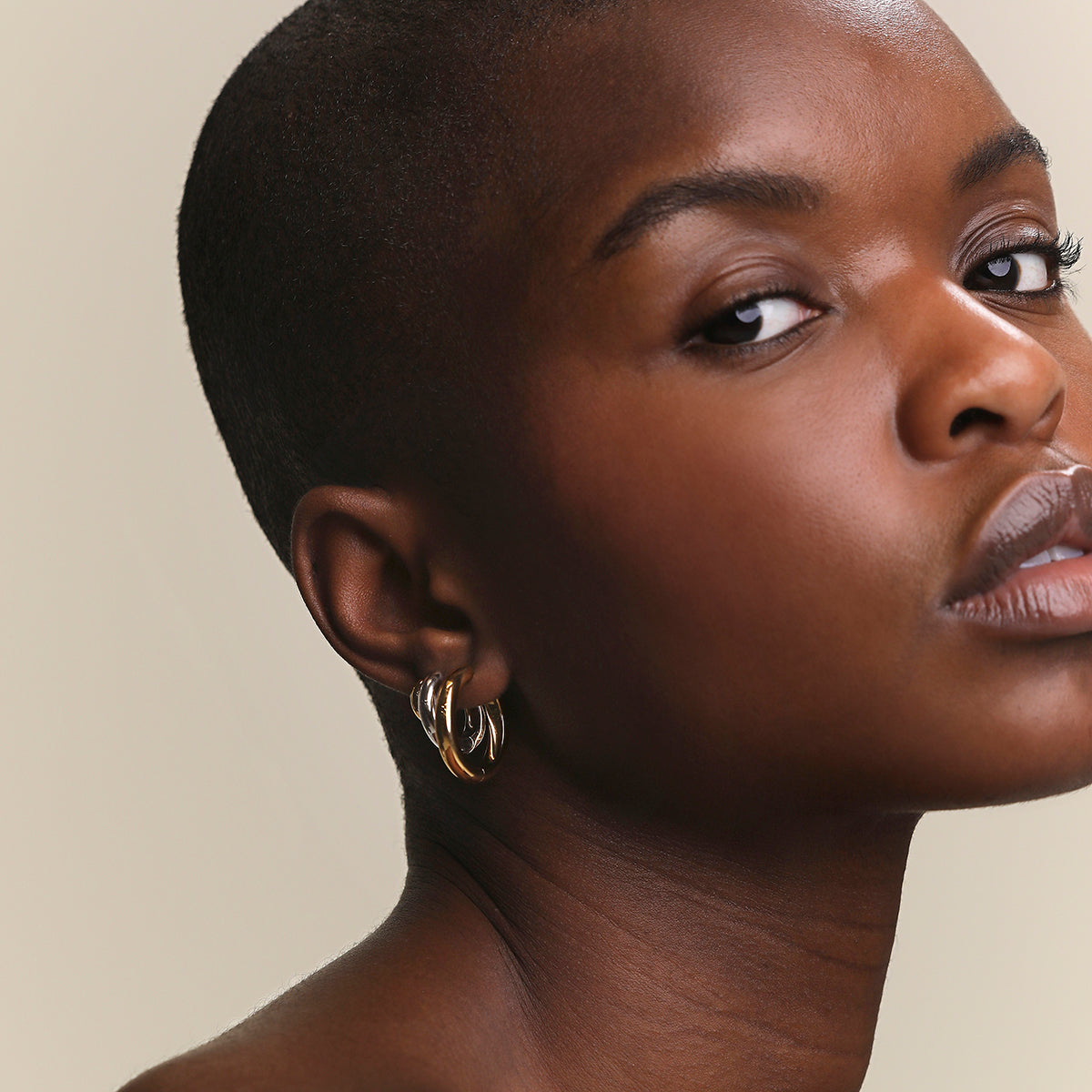 Bold Hoops Stacking Set in Mixed Metal