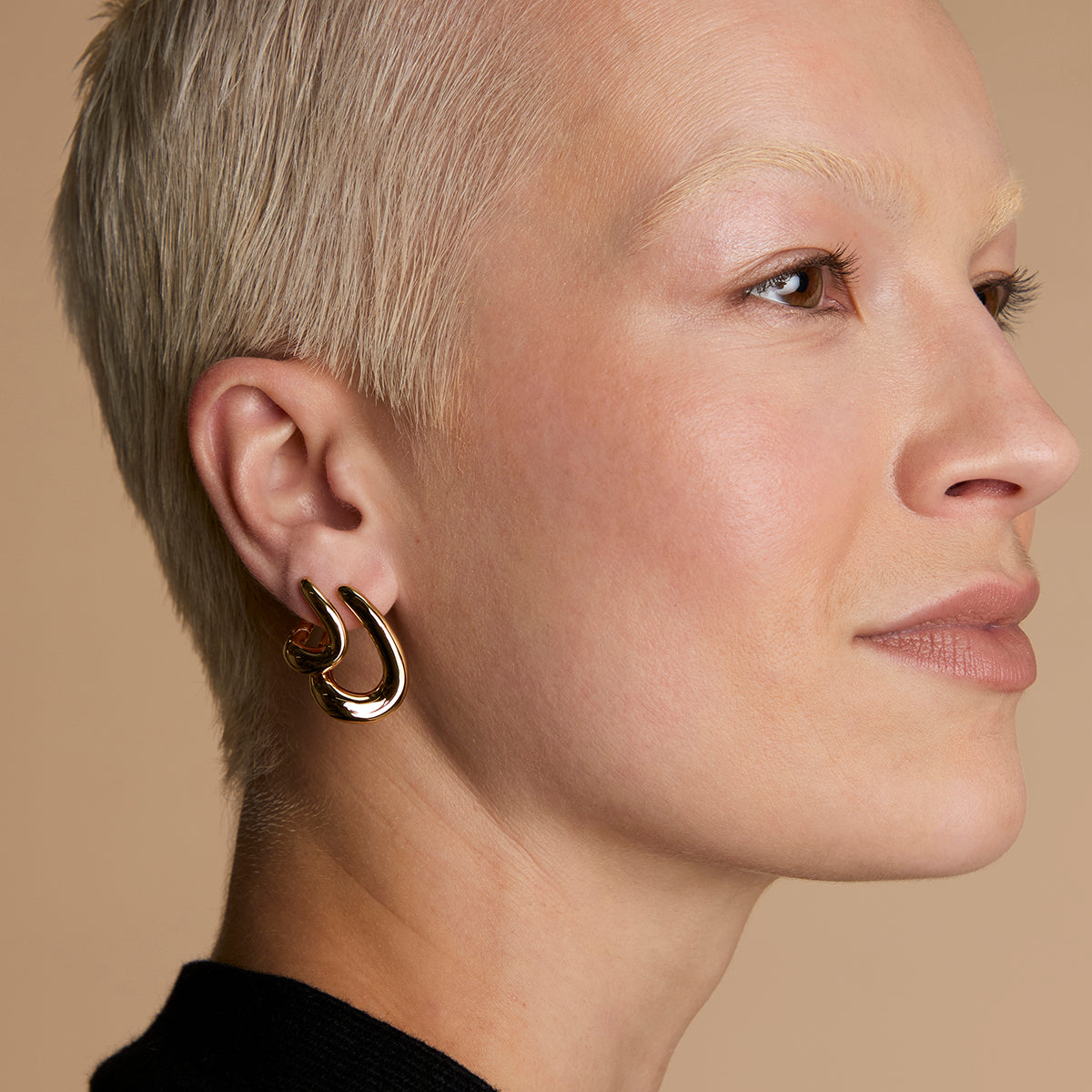 Molten Hoops Stacking Set in Gold