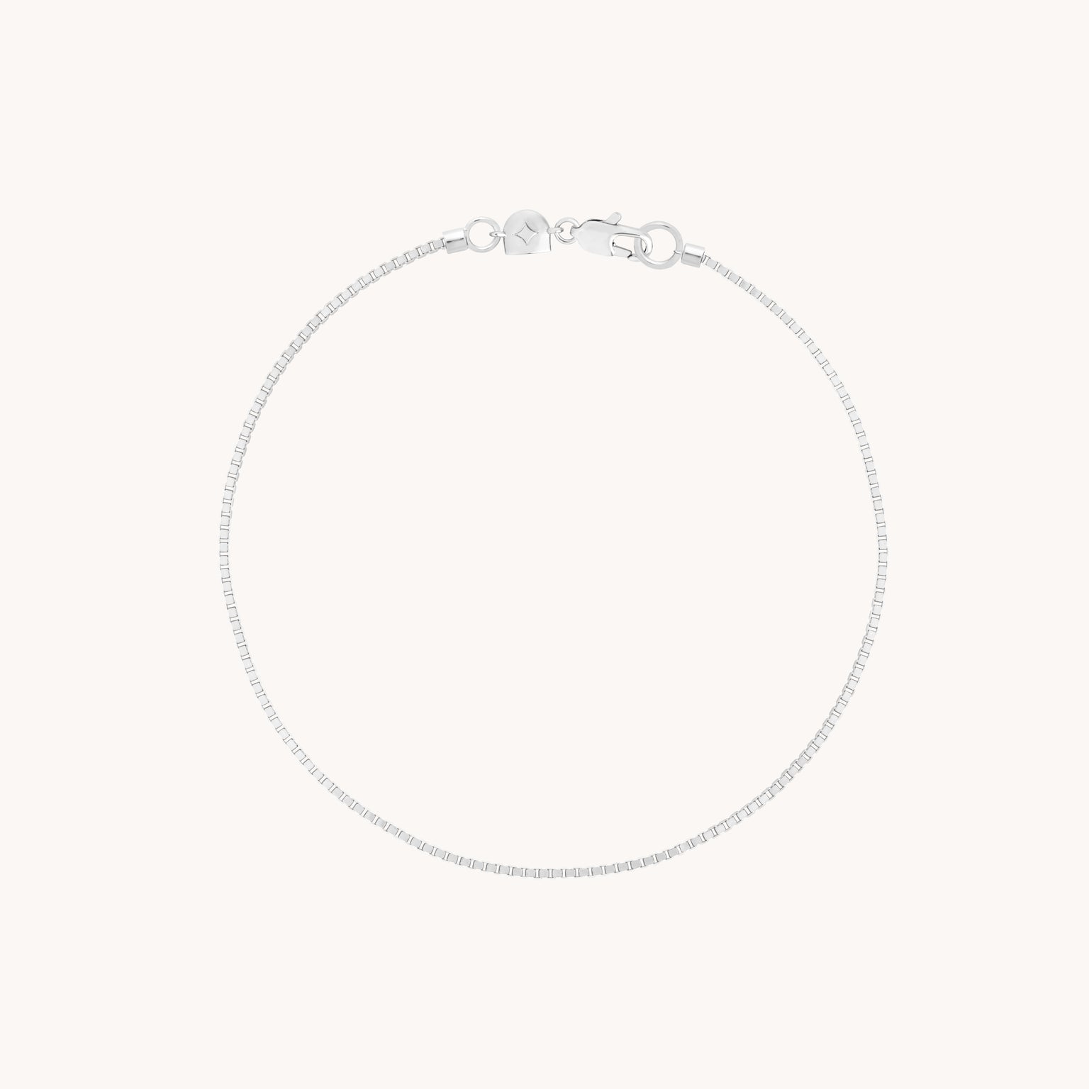 Essential Box Chain Bracelet in Silver