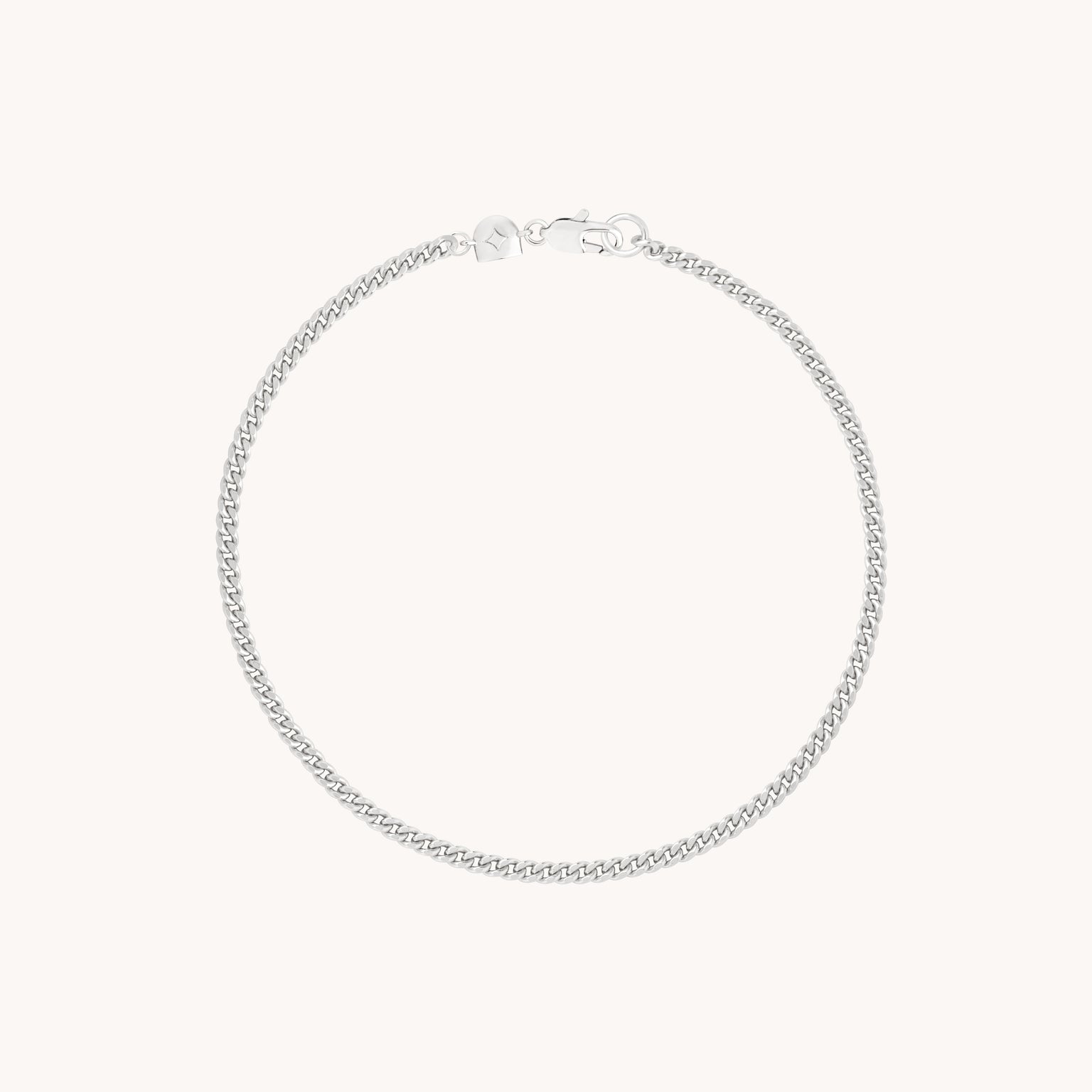 Essential Curb Chain Bracelet in Silver