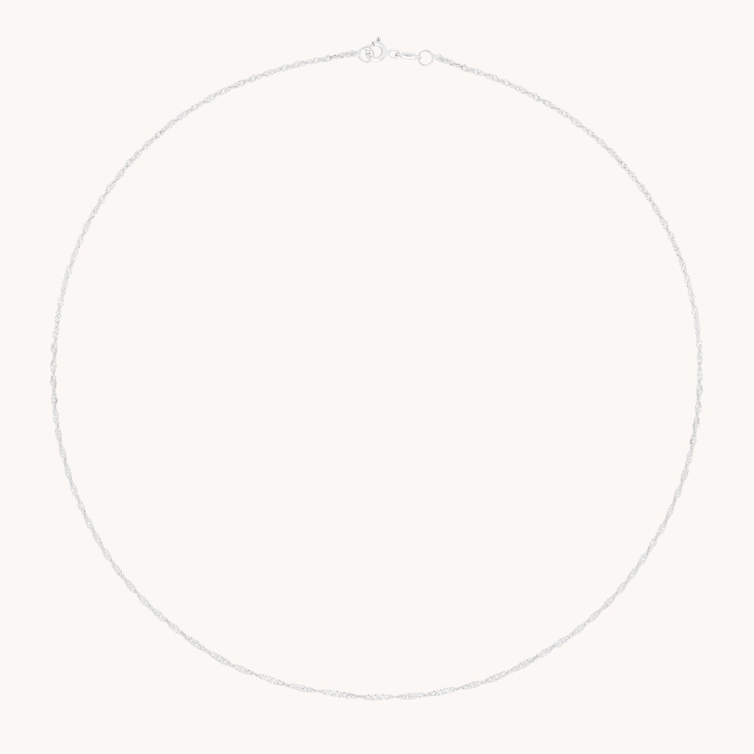 Charm Compatible Necklaces & Bracelets - Bold Astrid Chain Necklace in Solid White Gold - Necklaces - Astrid & Miyu