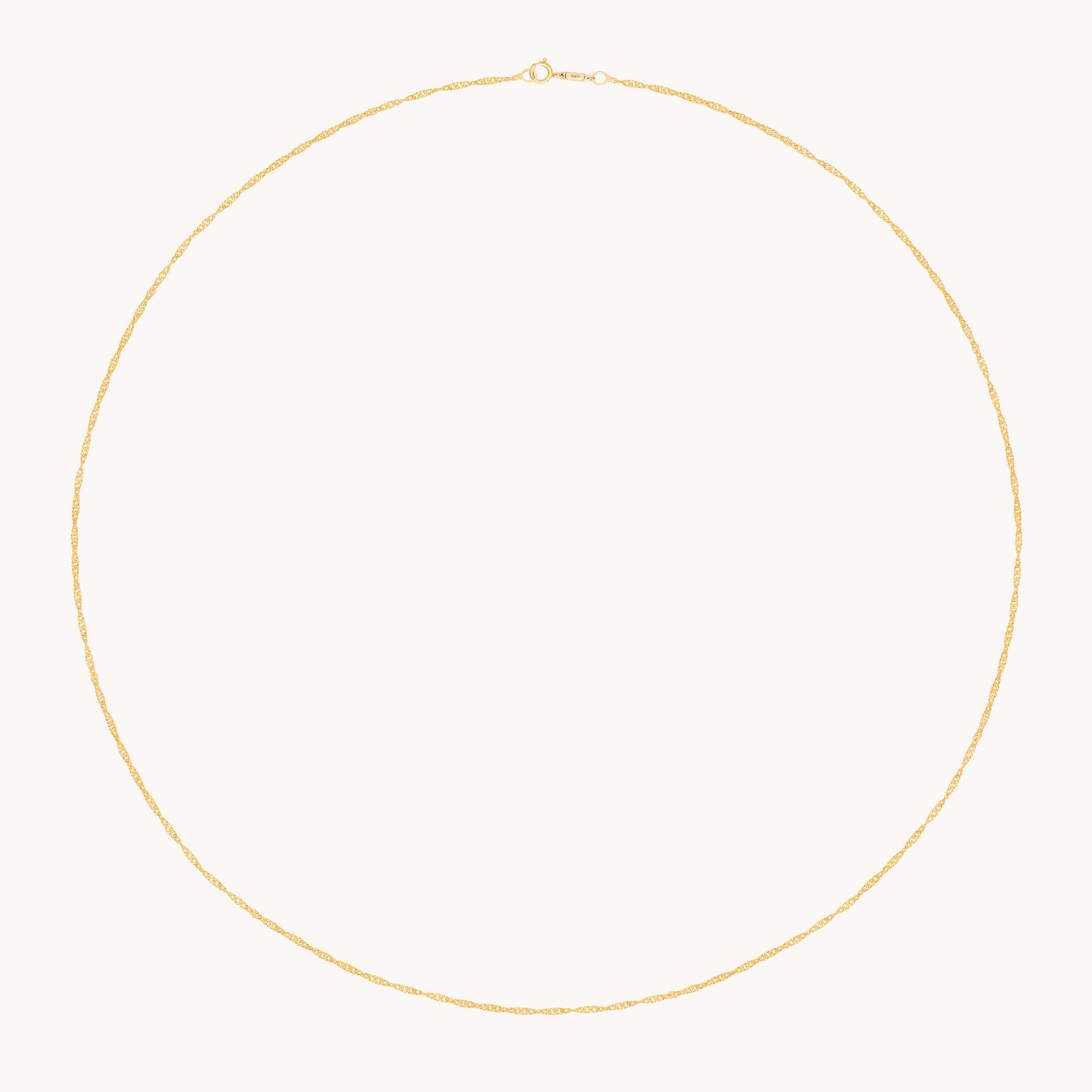 Astrid Chain Necklace in Solid Gold