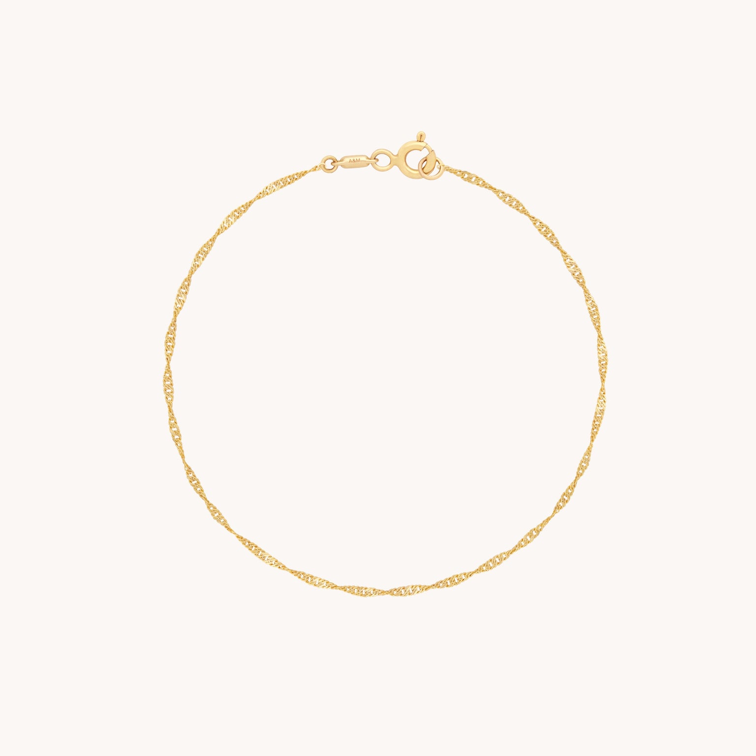 Bracelets - Astrid Chain Bracelet in Solid Gold - - Astrid & Miyu
