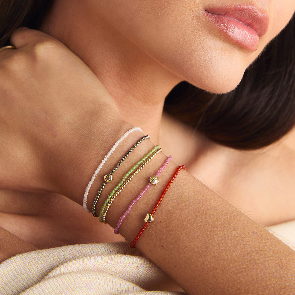 A&M Junior Collection - Heart Click Charm in 9k Gold - Click Charm - Astrid & Miyu