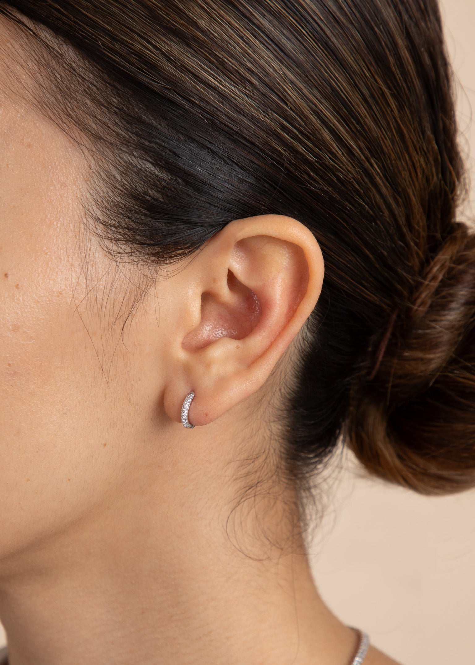 Bold Pavé Hoop Gift Set in Silver