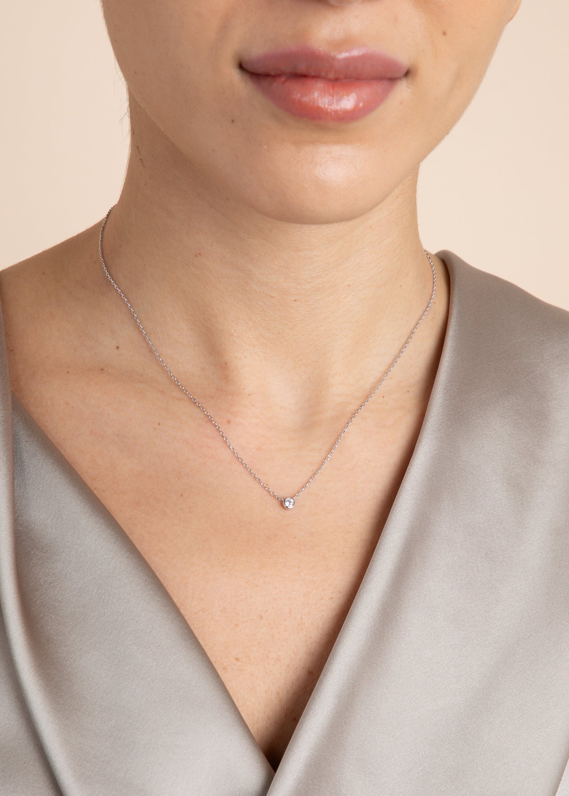 Gleam Tennis Necklace Gift Set in Silver