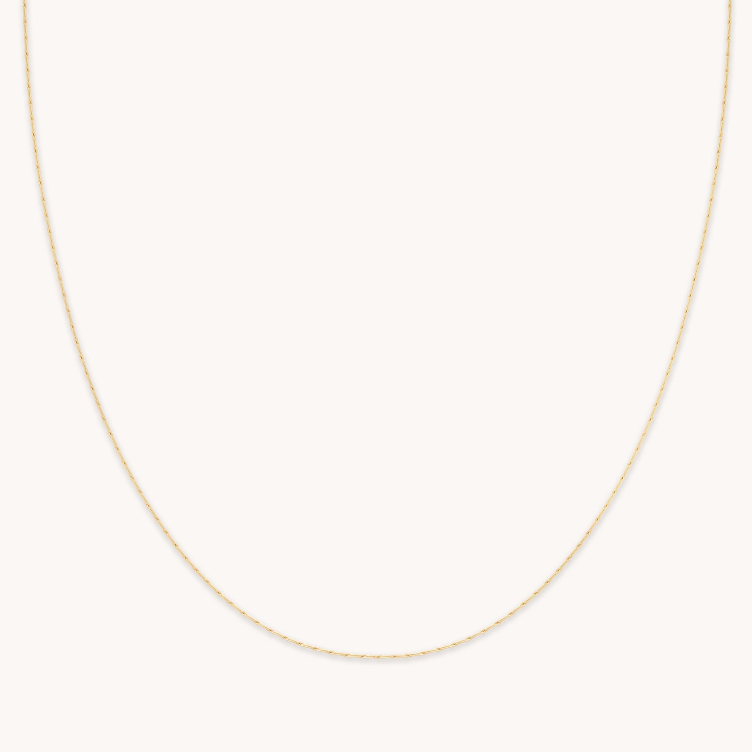 Gold Necklaces - Marylebone Chain Necklace in Solid Gold - - Astrid & Miyu