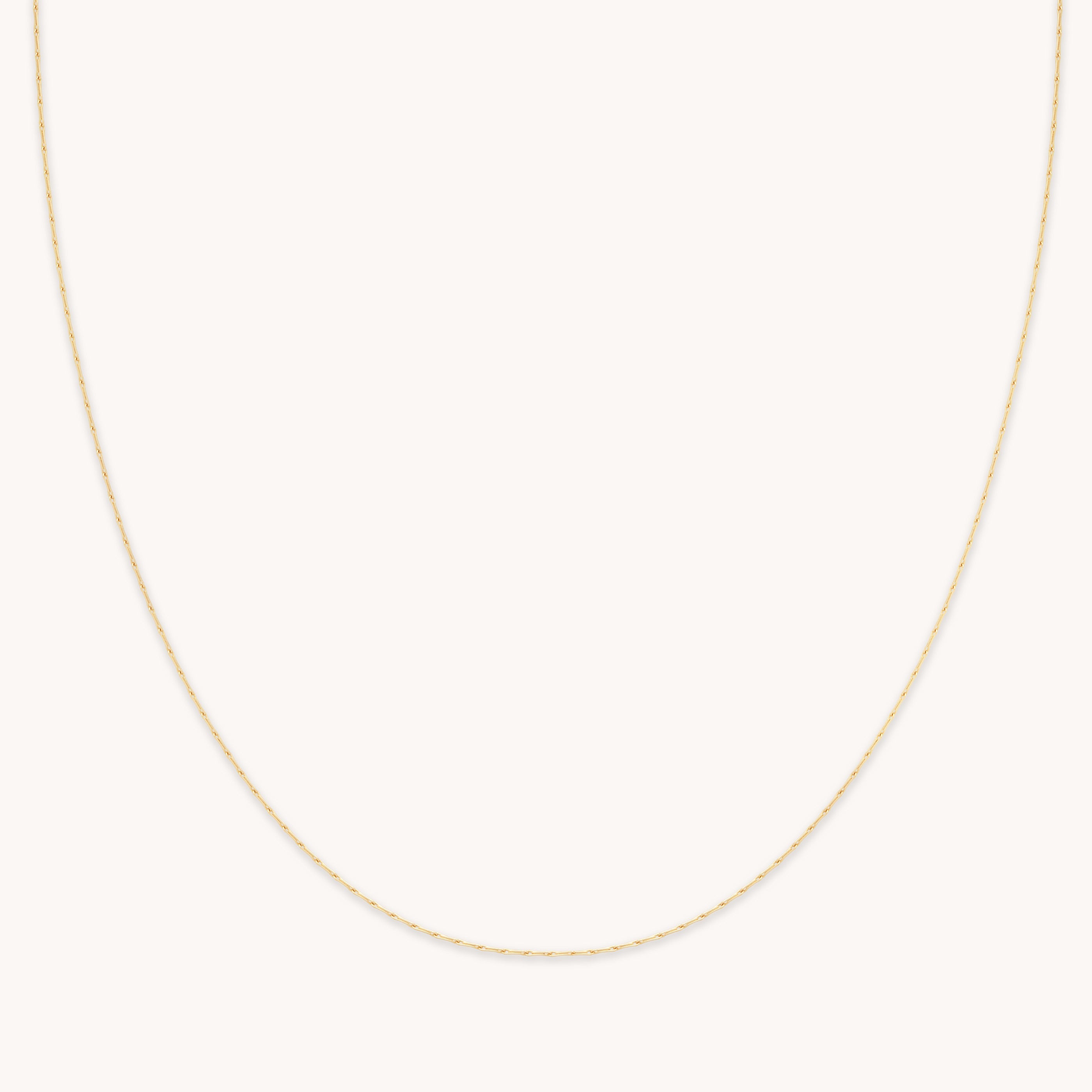 Gold Necklaces - Marylebone Chain Necklace in Solid Gold - - Astrid & Miyu
