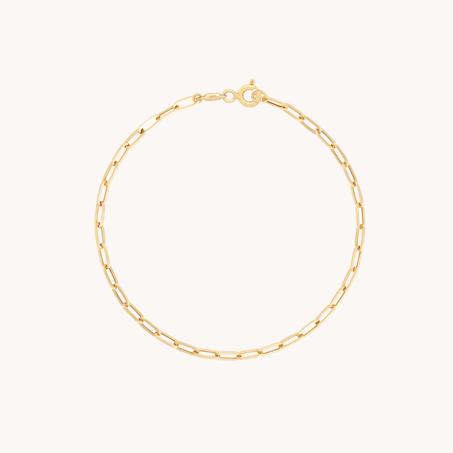 Bracelets - Piccadilly Chain Bracelet in Solid Gold - Bracelets - Astrid & Miyu