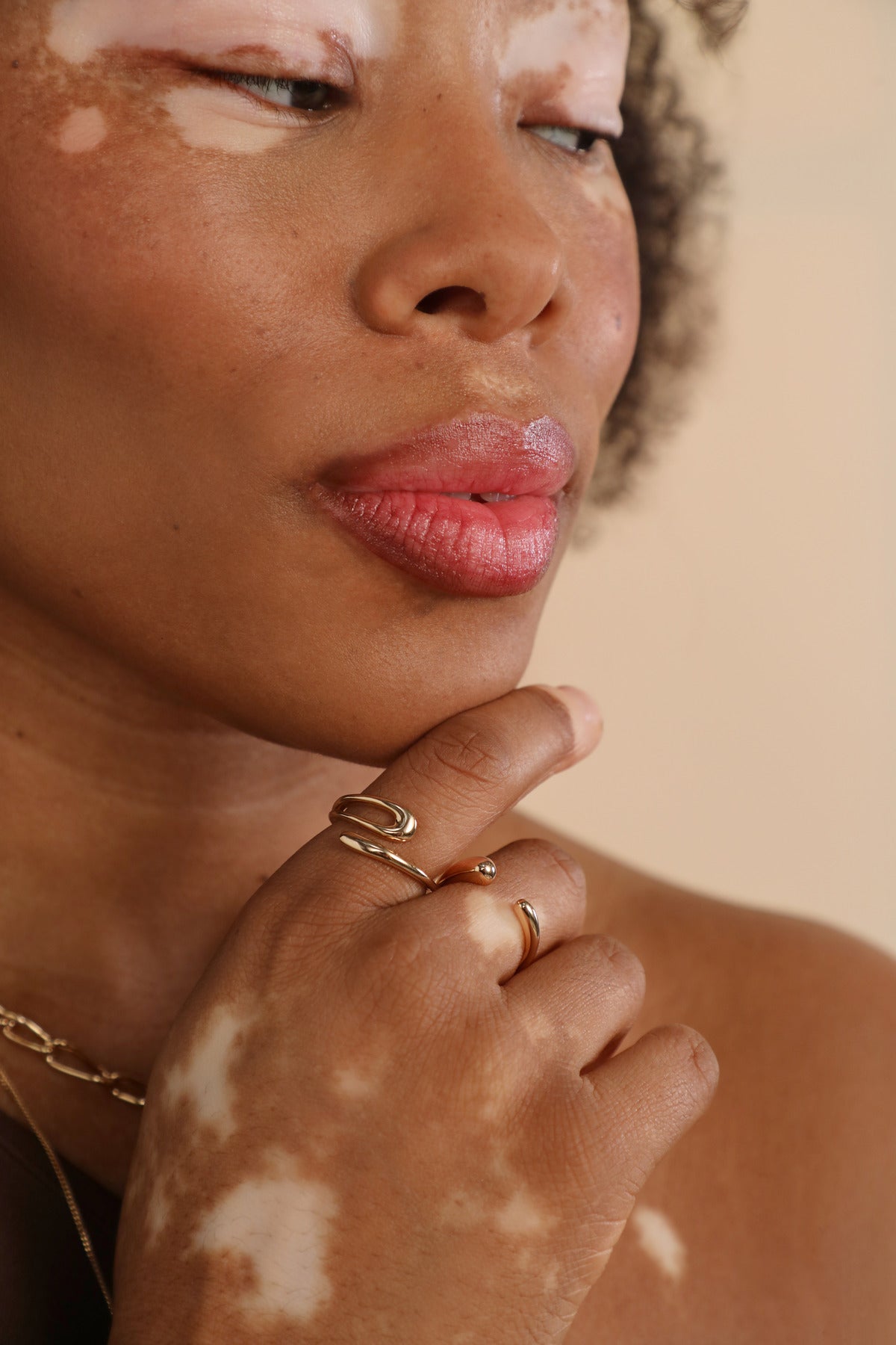 Molten Wrap Ring in Gold