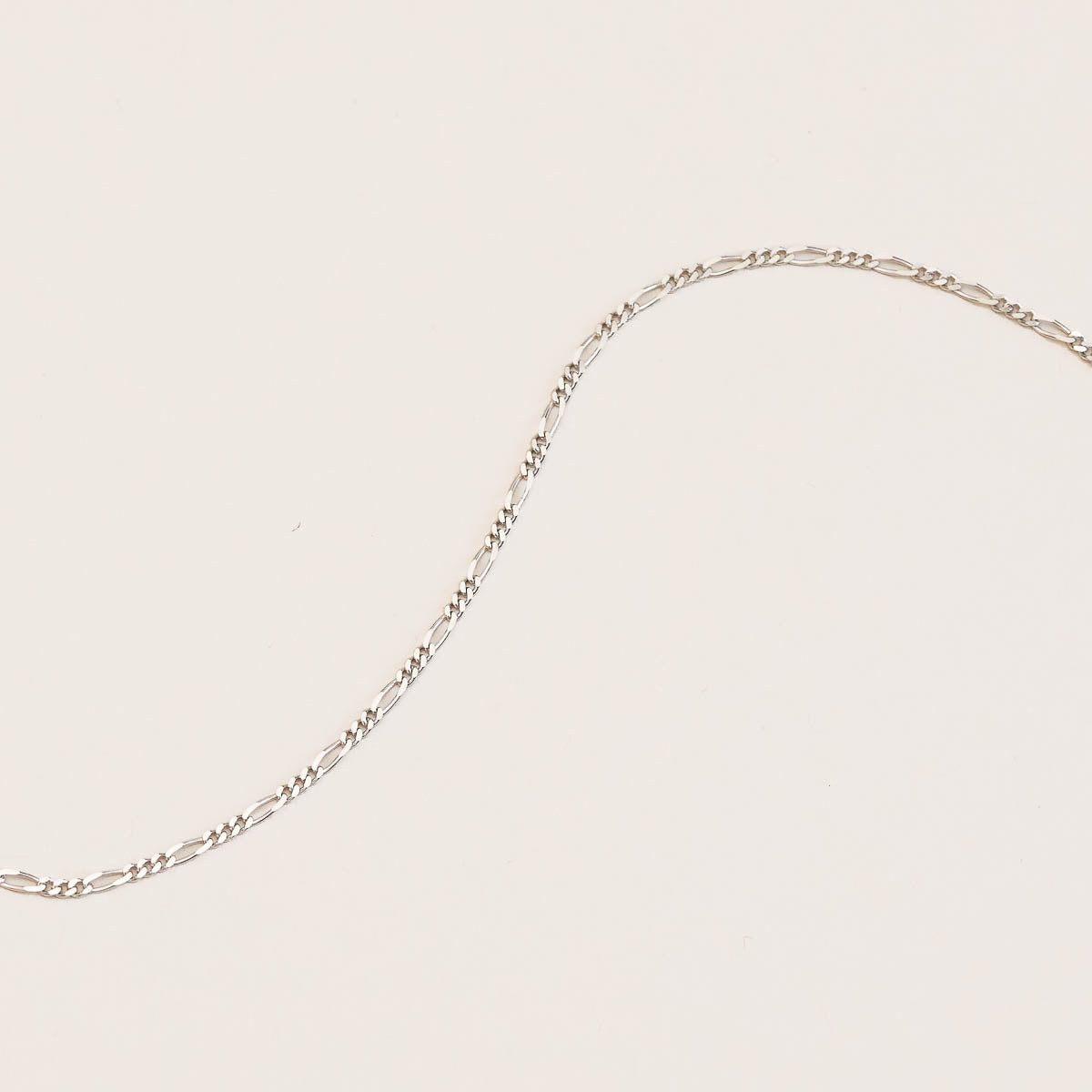 Gold Necklaces - Soho Story Chain Necklace in Solid White Gold - Bespoke - Astrid & Miyu