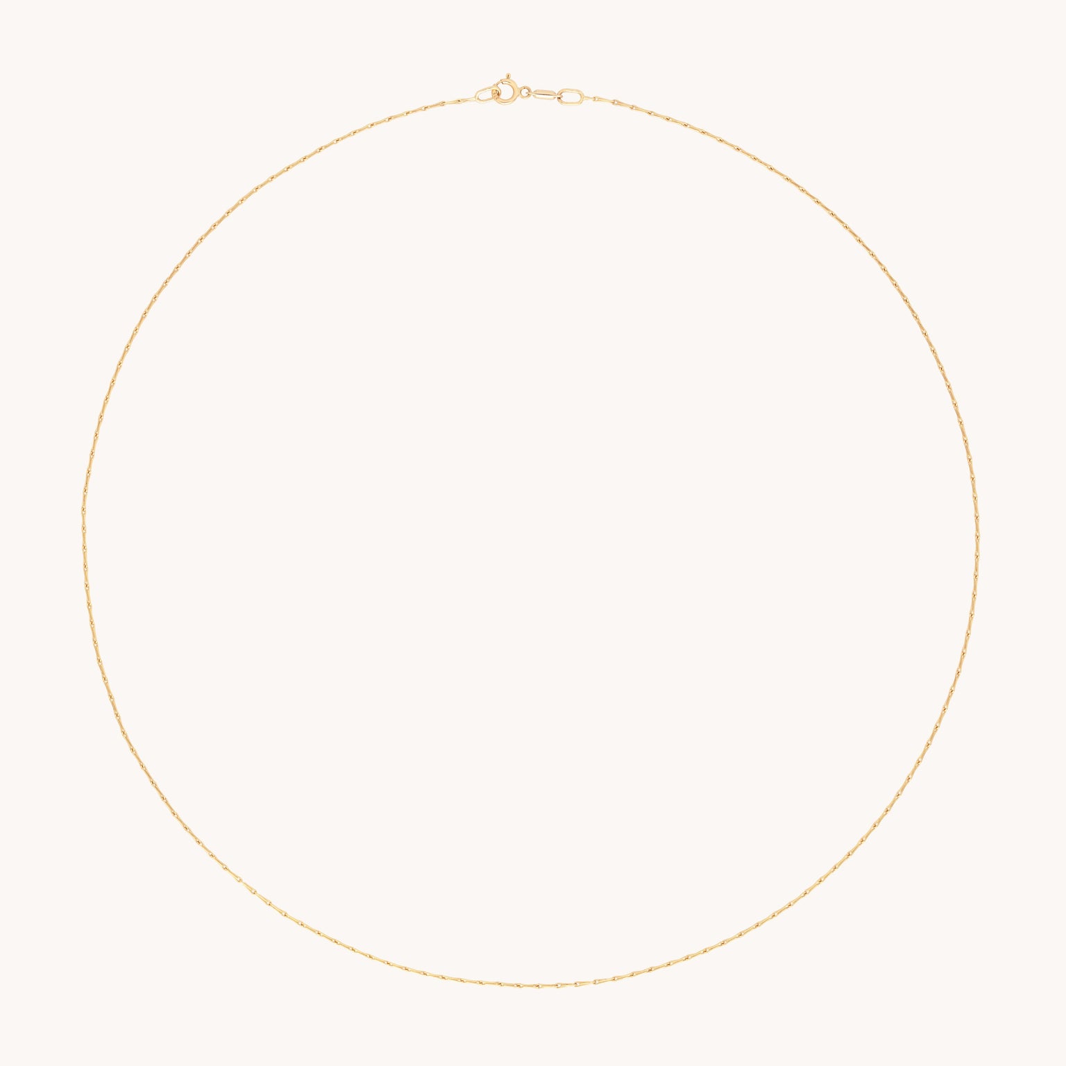 Marylebone Story Chain Necklace in Solid Gold