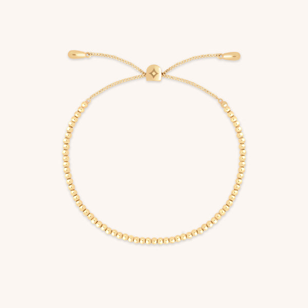 Beaded Bracelet in Solid Gold
