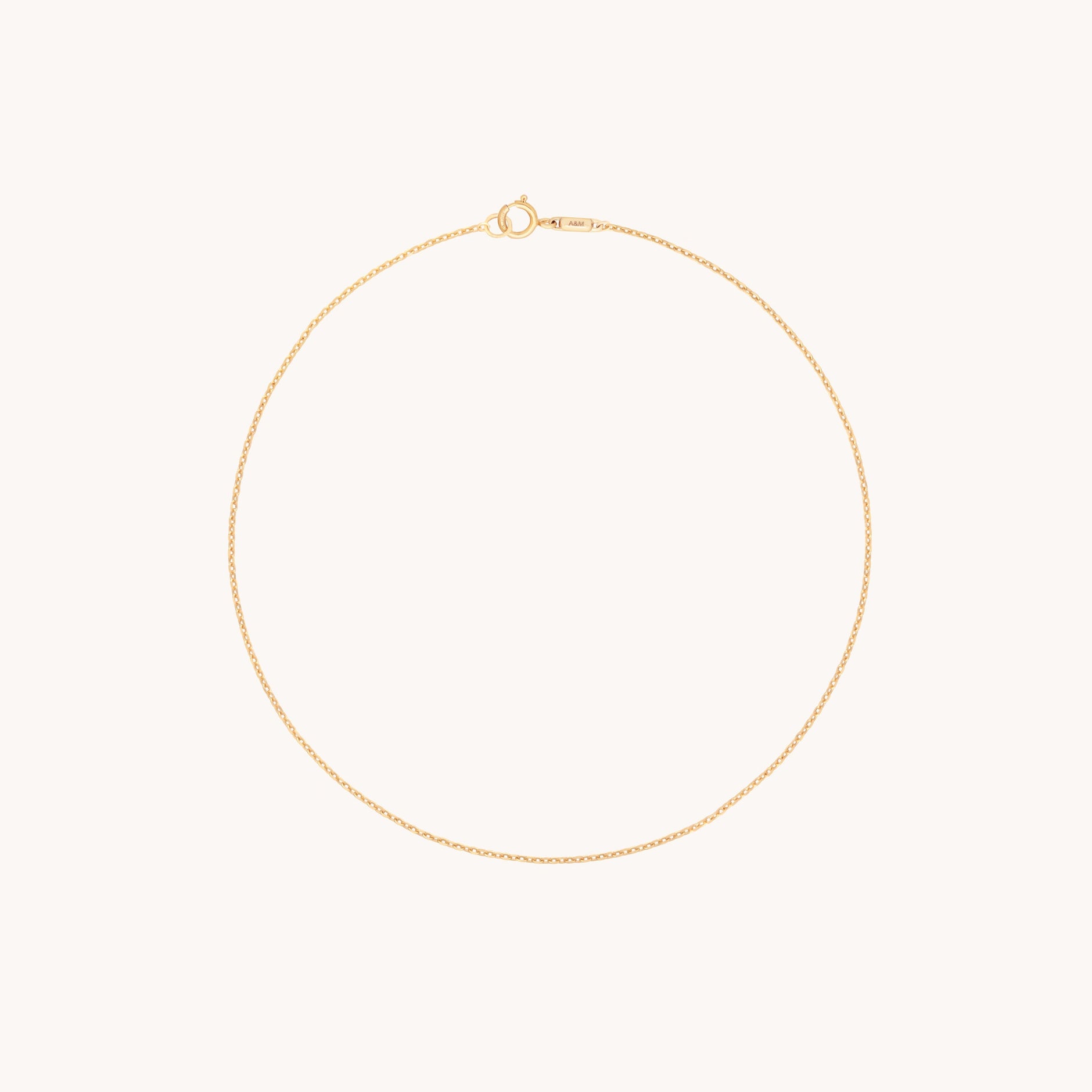 Angel Story Chain Bracelet in Solid Gold