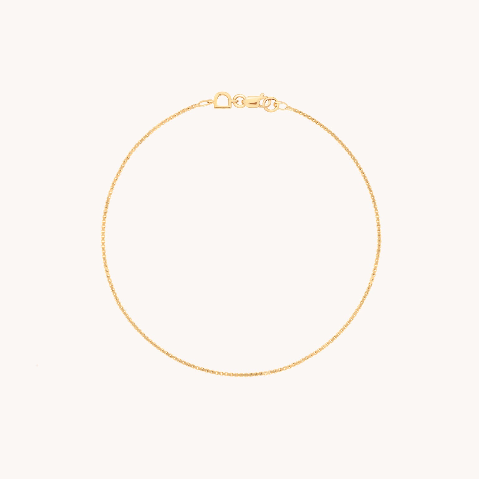 Shoreditch Story Chain Bracelet in Solid Gold