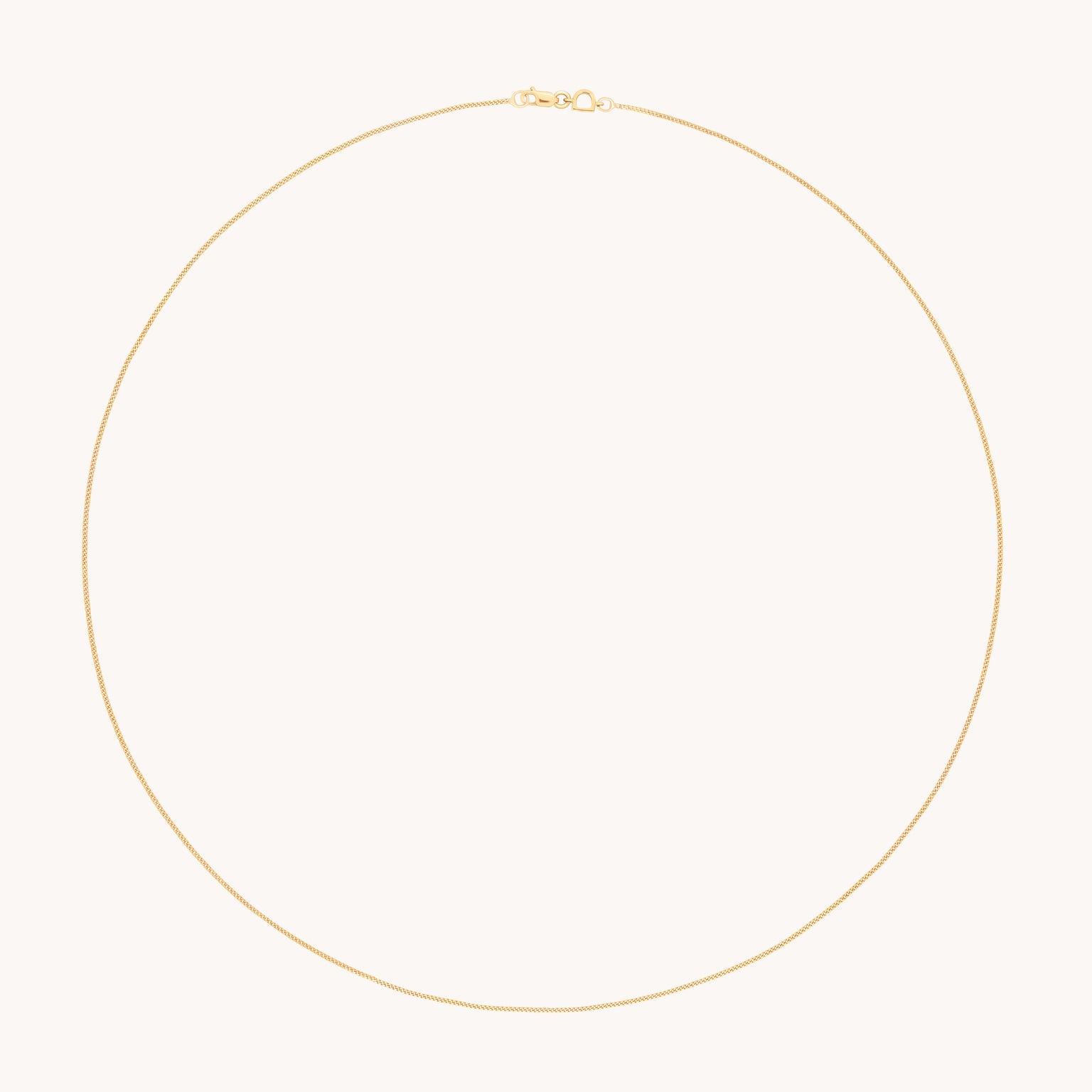 Miyu Story Chain Necklace in Solid Gold