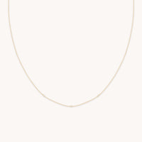 Topaz Charm Necklace in Solid Gold