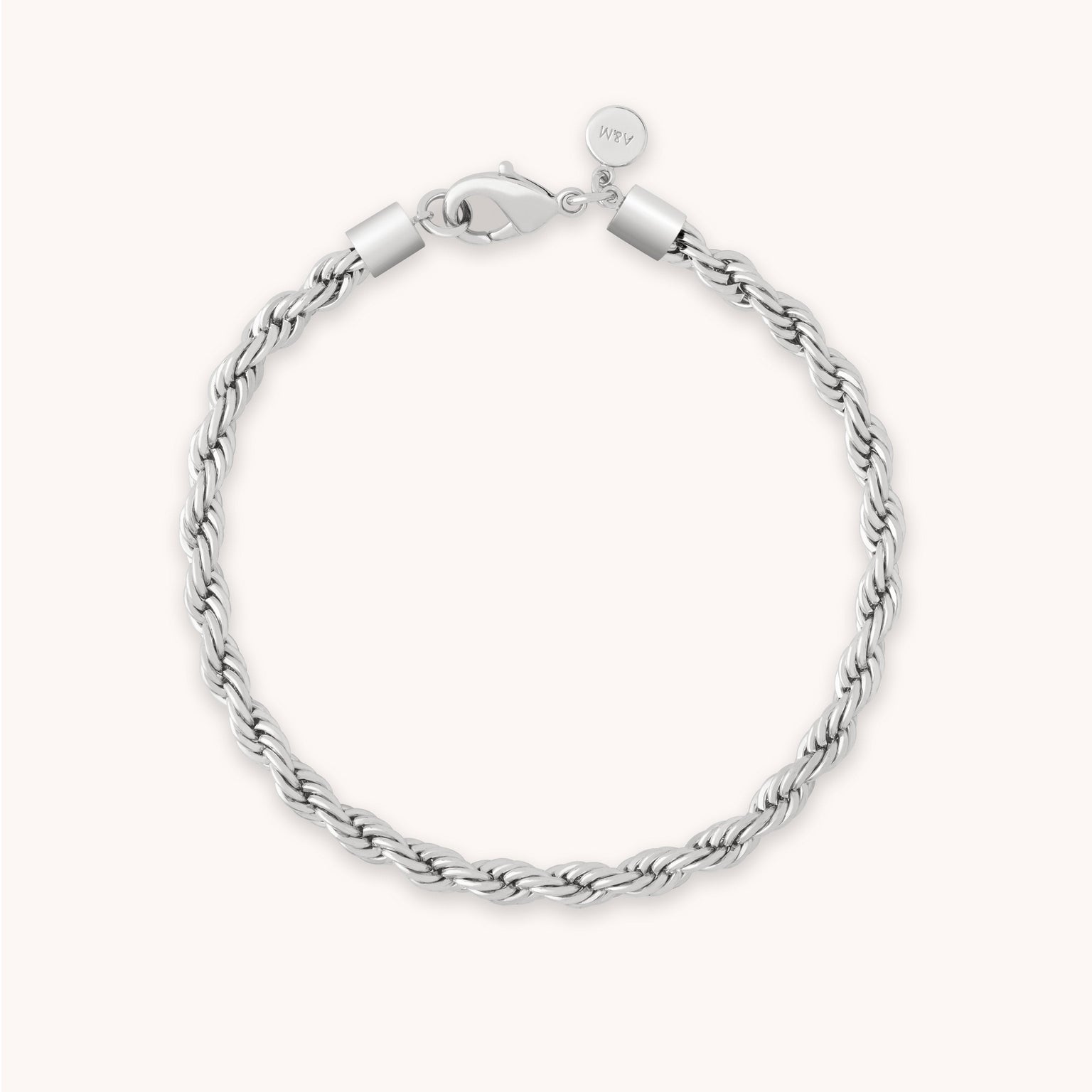 Rope Bold Chain Bracelet in Silver