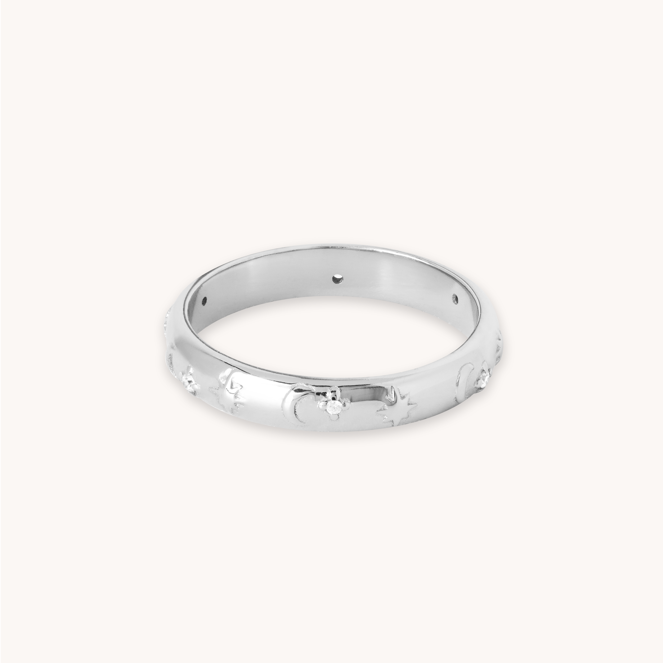 LOUIS VUITTON Nanogram Ring S Silver 1191729