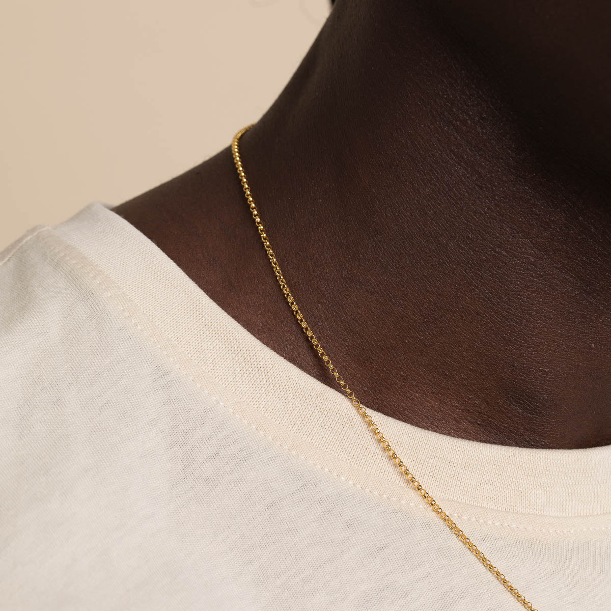 Chelsea Chain Necklace in Solid Gold