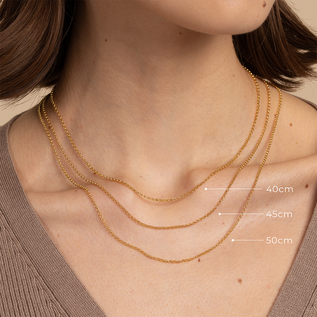 Chelsea Chain Necklace in Solid Gold