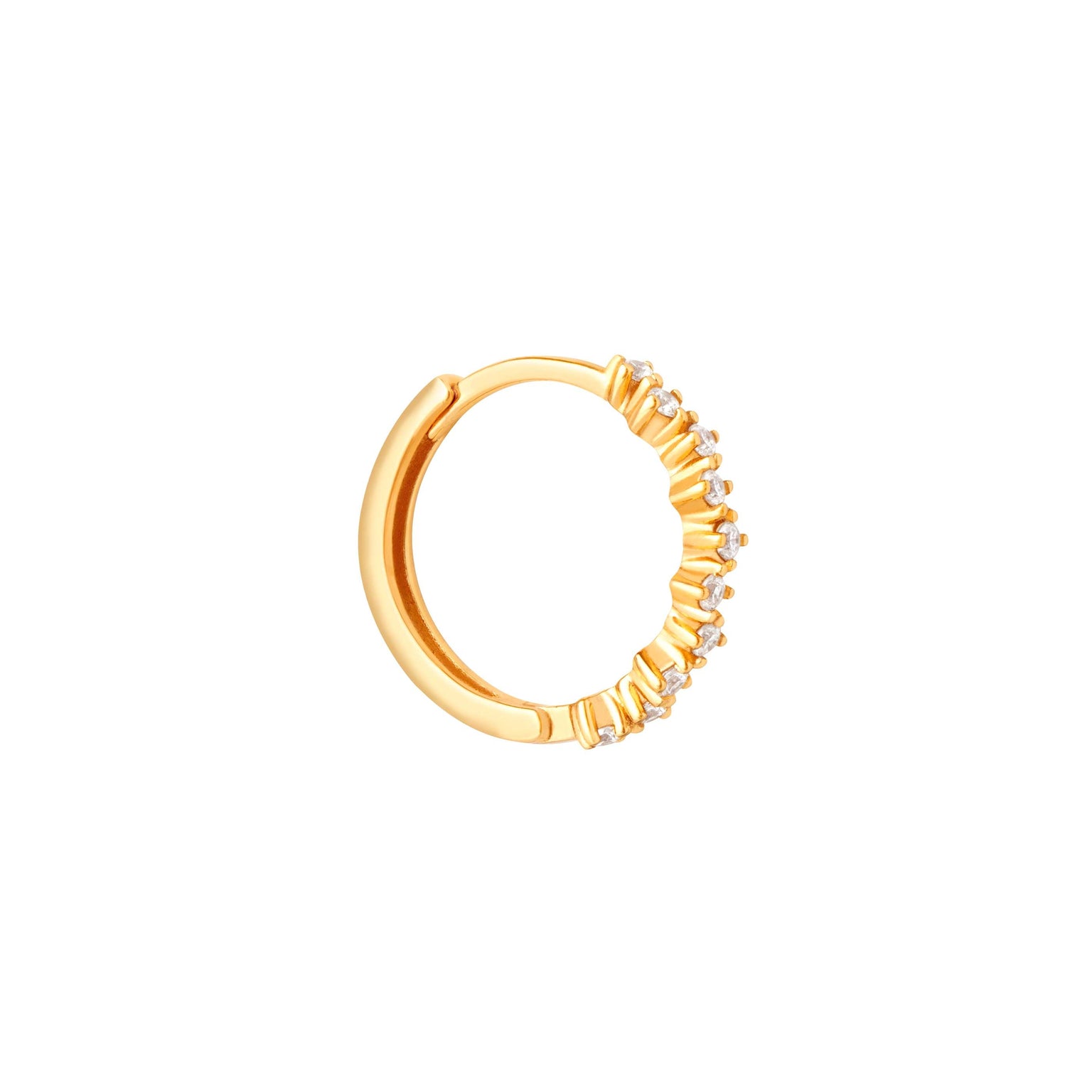Cluster Hoop 11.5mm in Gold