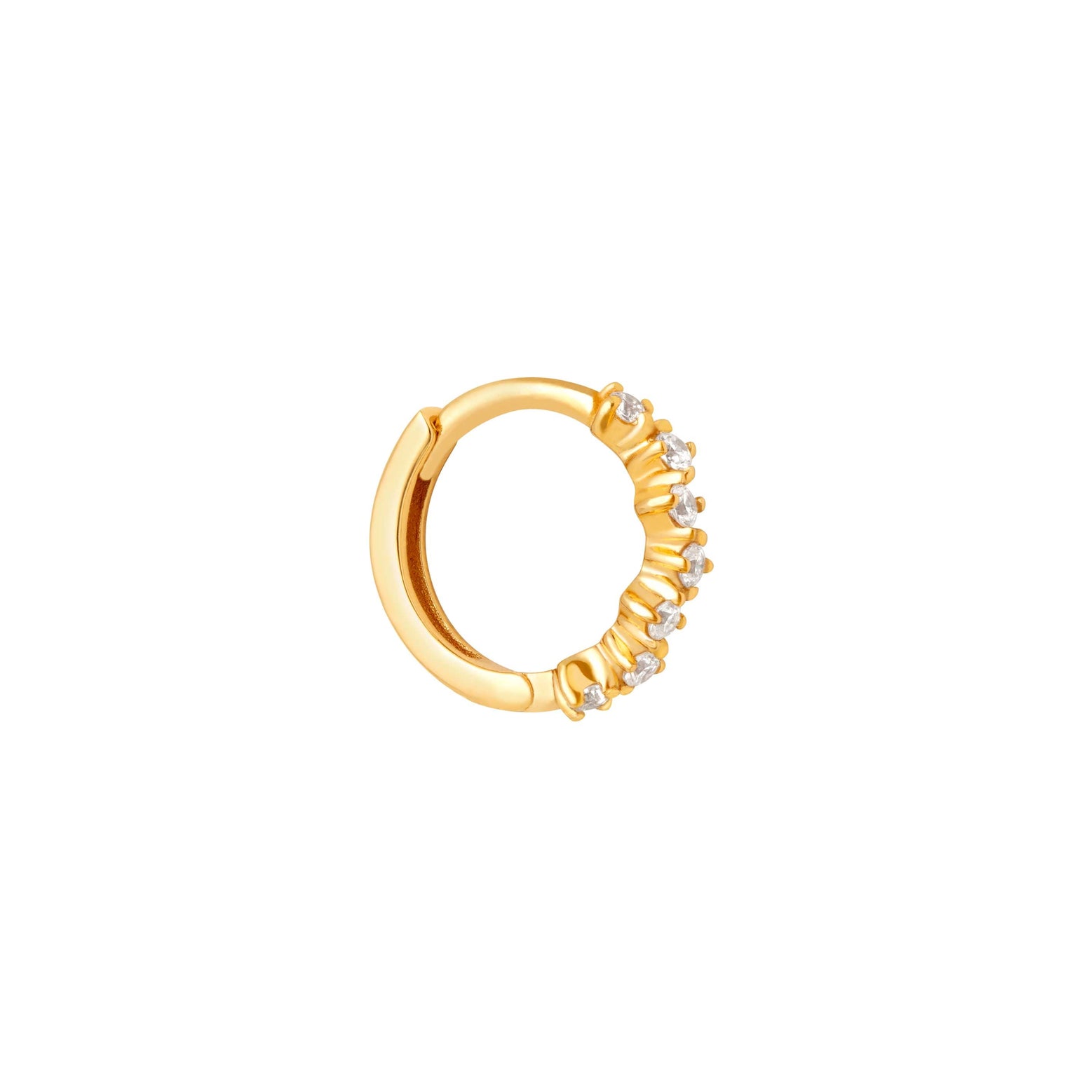Cluster Hoop 8mm in Gold
