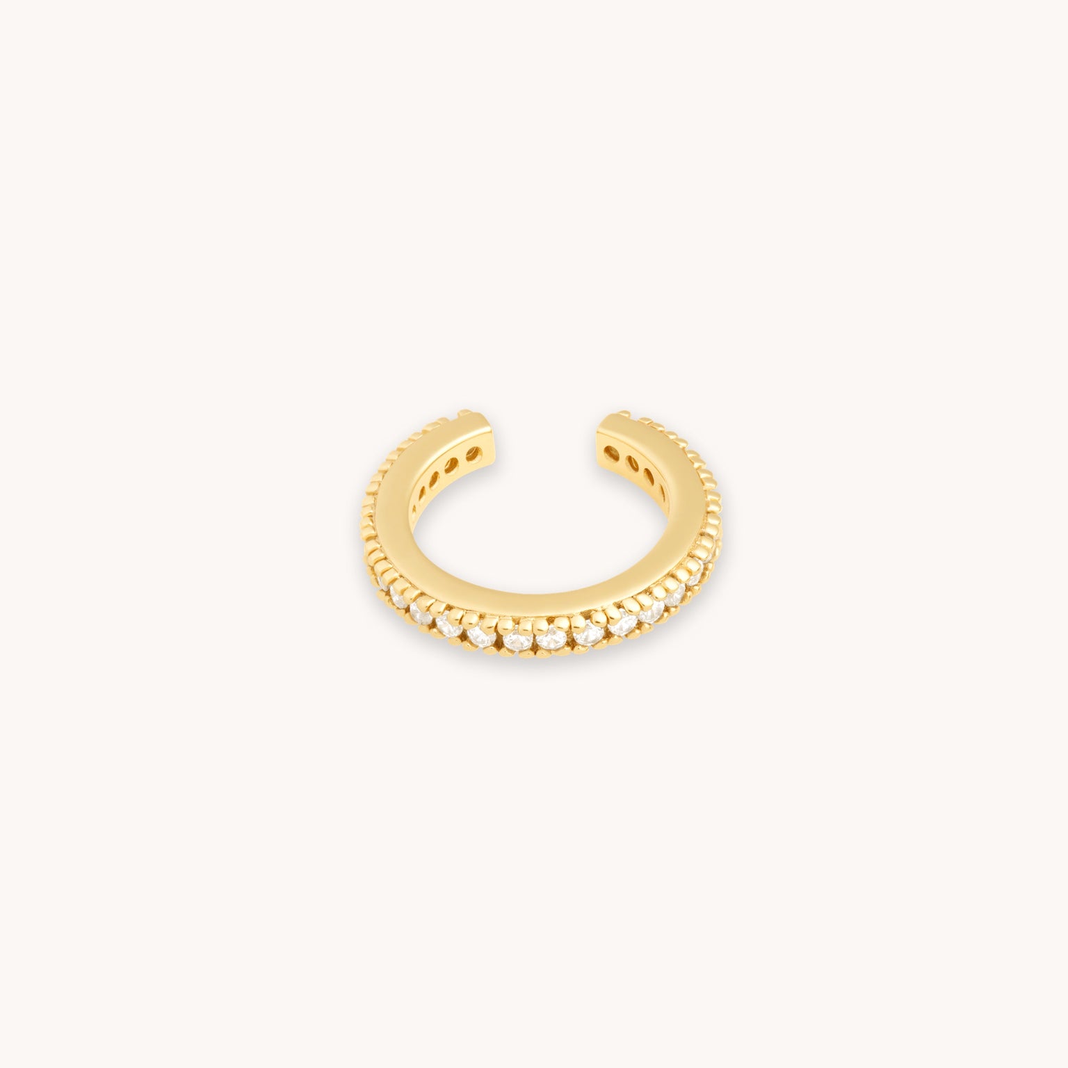 Crystal Ear Cuff in Gold