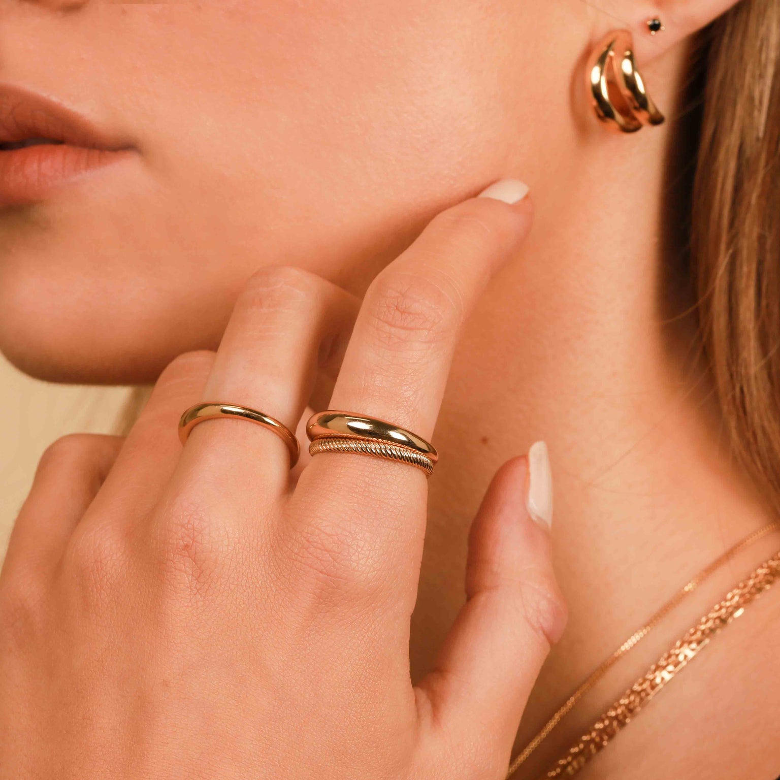 Essential Dome Ring in Gold