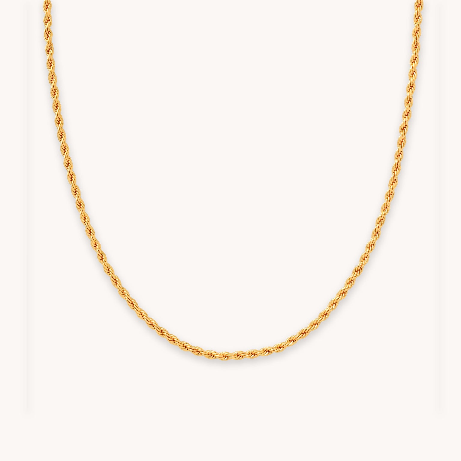 Rope Bold Chain Necklace in Gold