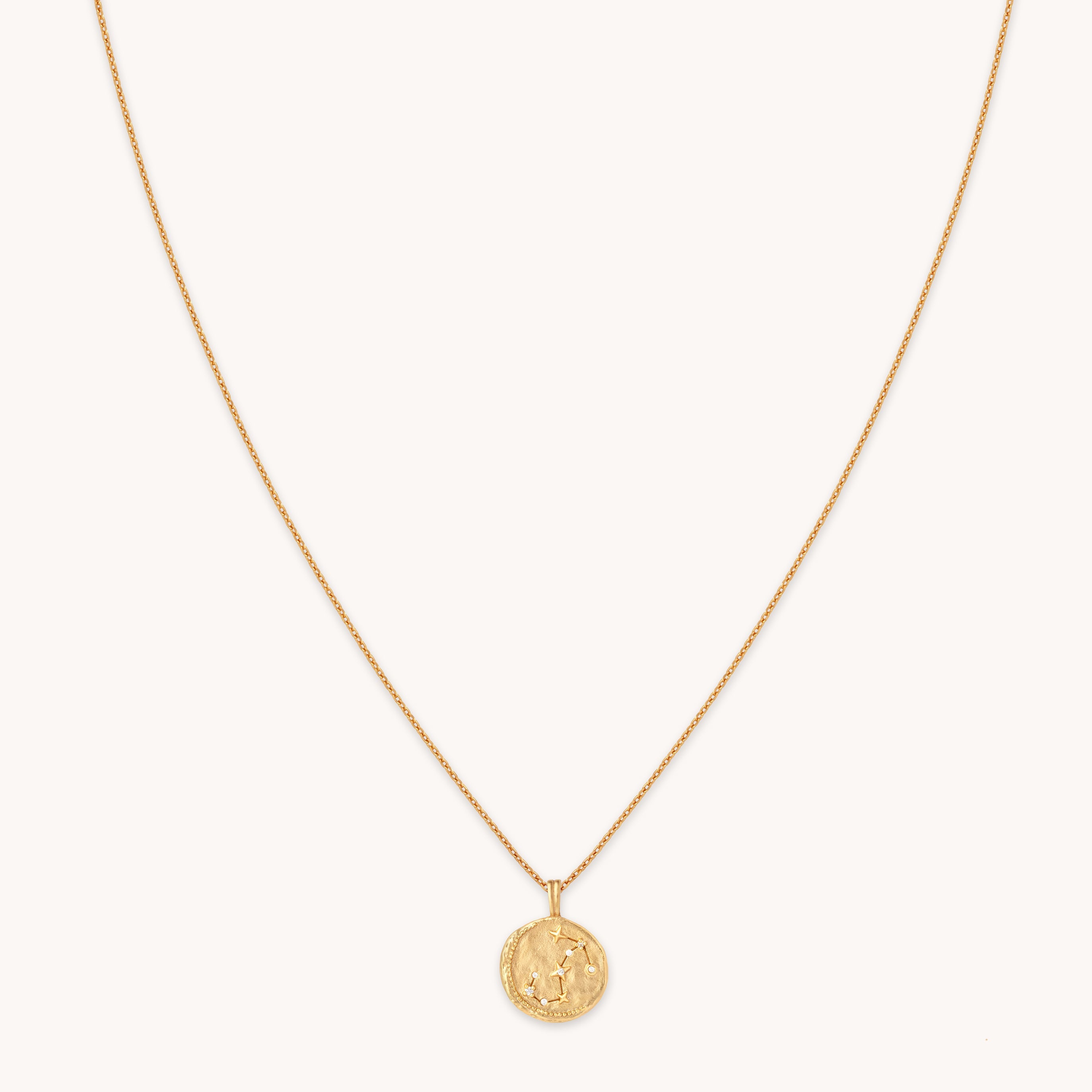 Scorpio Zodiac Gold Pendant Miyu Astrid | Necklaces Necklace 
