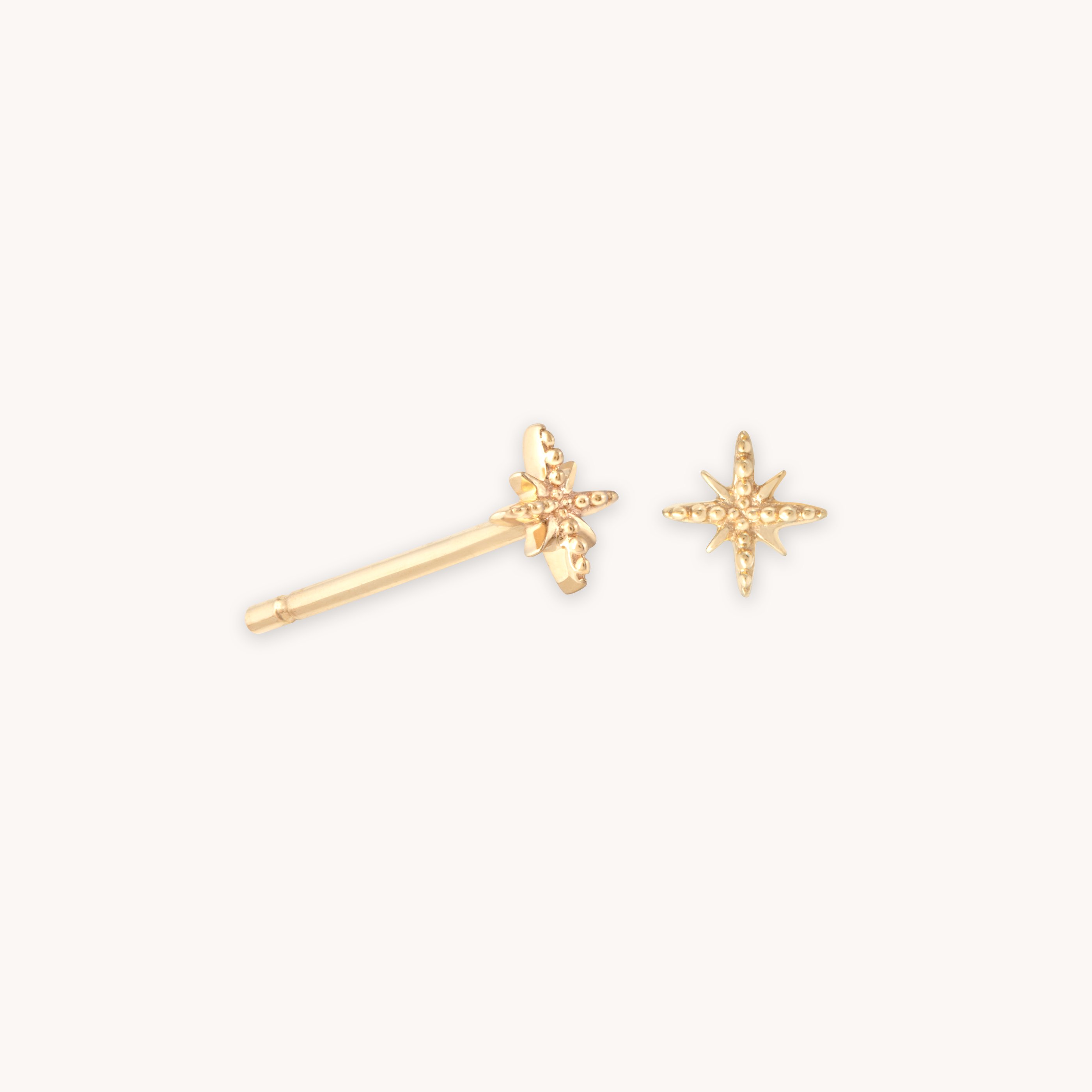 Twilight Stud Earrings in Solid Gold