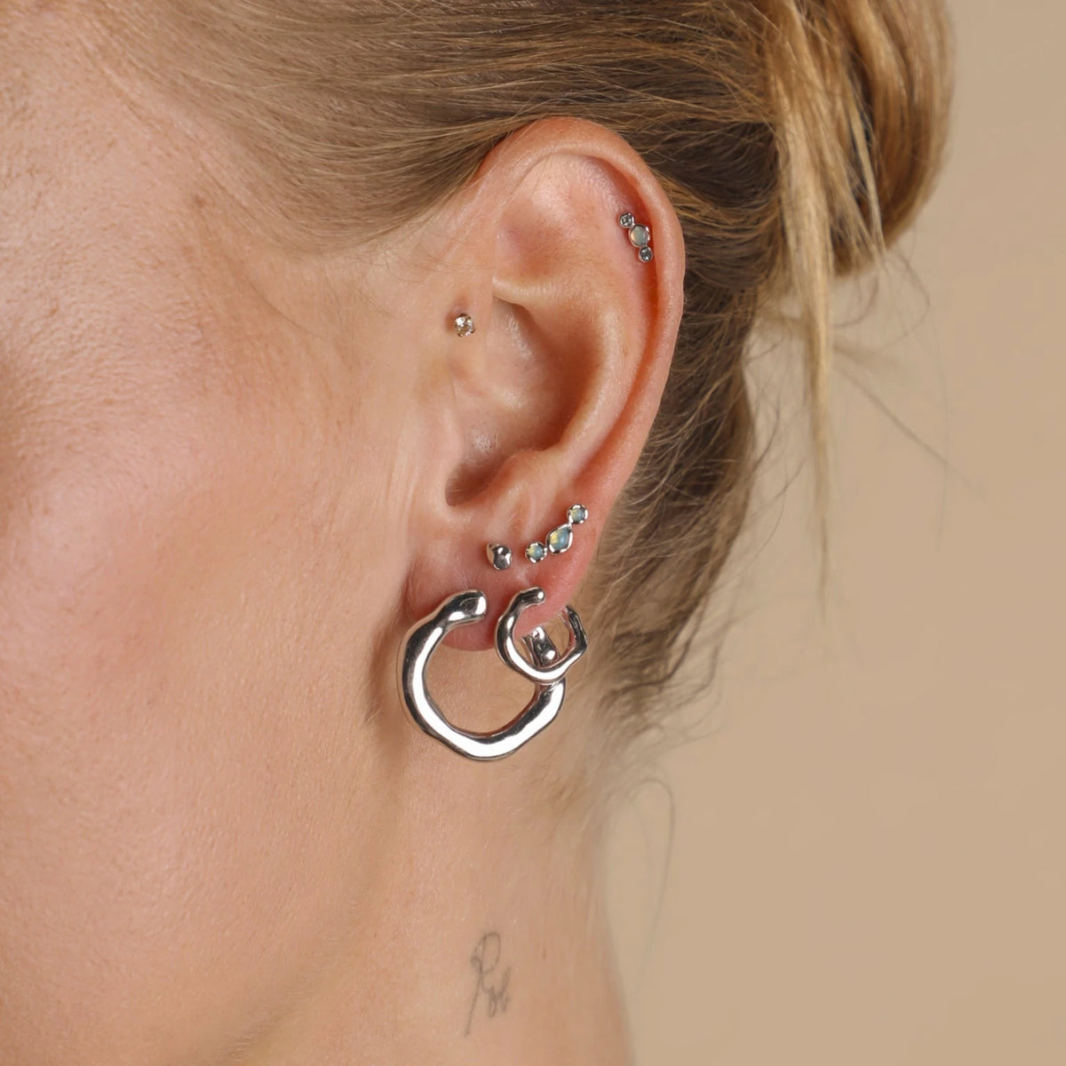 Silver ear jewellery discount