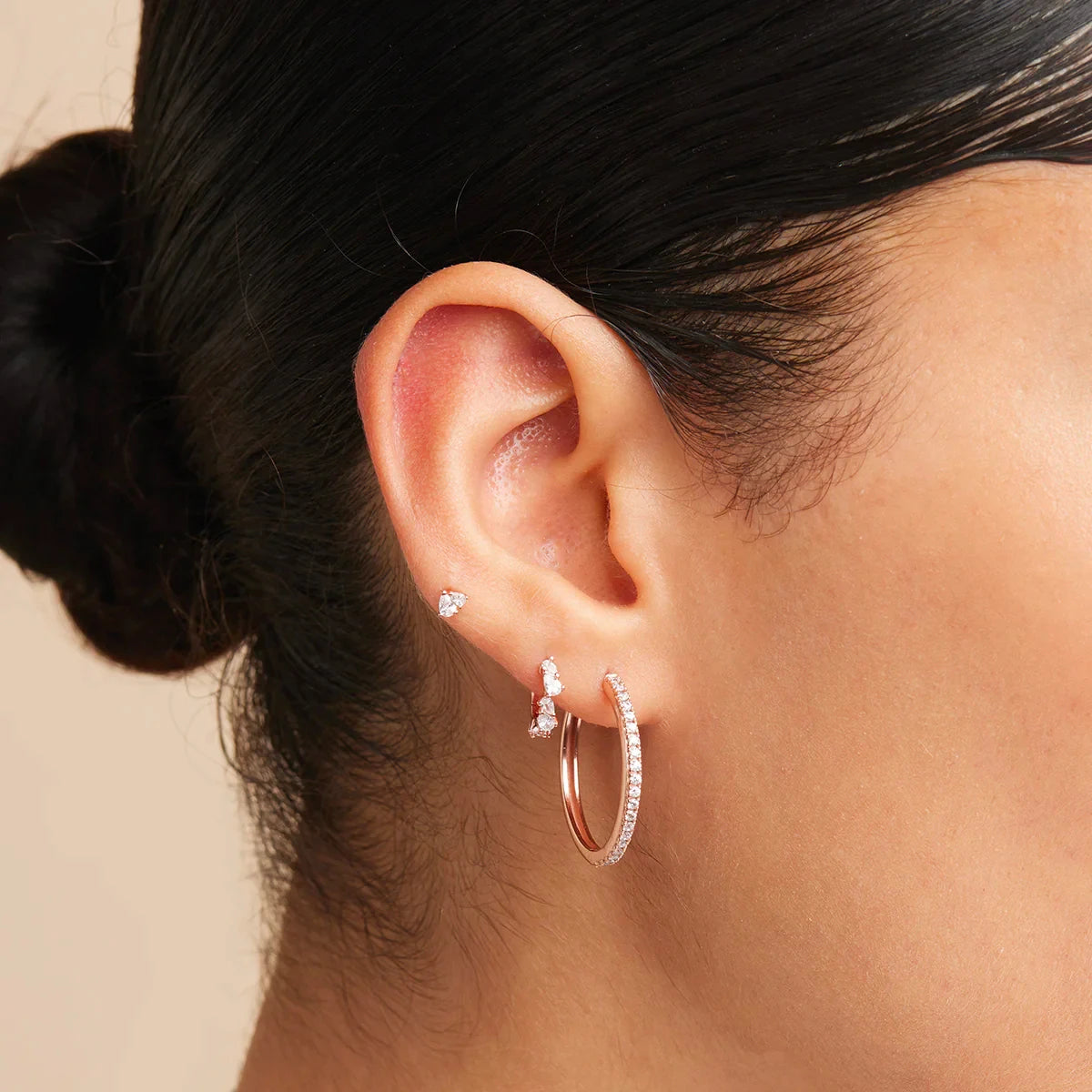 Elegant Hoop Earrings | LINK Necklaces, design your own earring