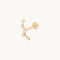 Constellation Piercing Stud in Solid Gold