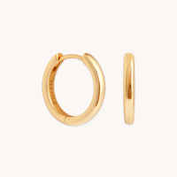 18k Gold Plated Jewellery - Essential Small Hoops in Gold - Hoop Earrings - Astrid &amp; Miyu
