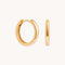 18k Gold Plated Jewellery - Essential Small Hoops in Gold - Hoop Earrings - Astrid &amp; Miyu