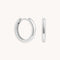 Charm Compatible Hoops - Essential Small Hoops in Silver - Hoop Earrings - Astrid &amp; Miyu