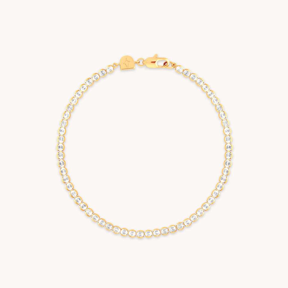 Gleam Bold Tennis Chain Bracelet in Gold