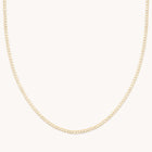Gleam Tennis Chain Necklace in Gold