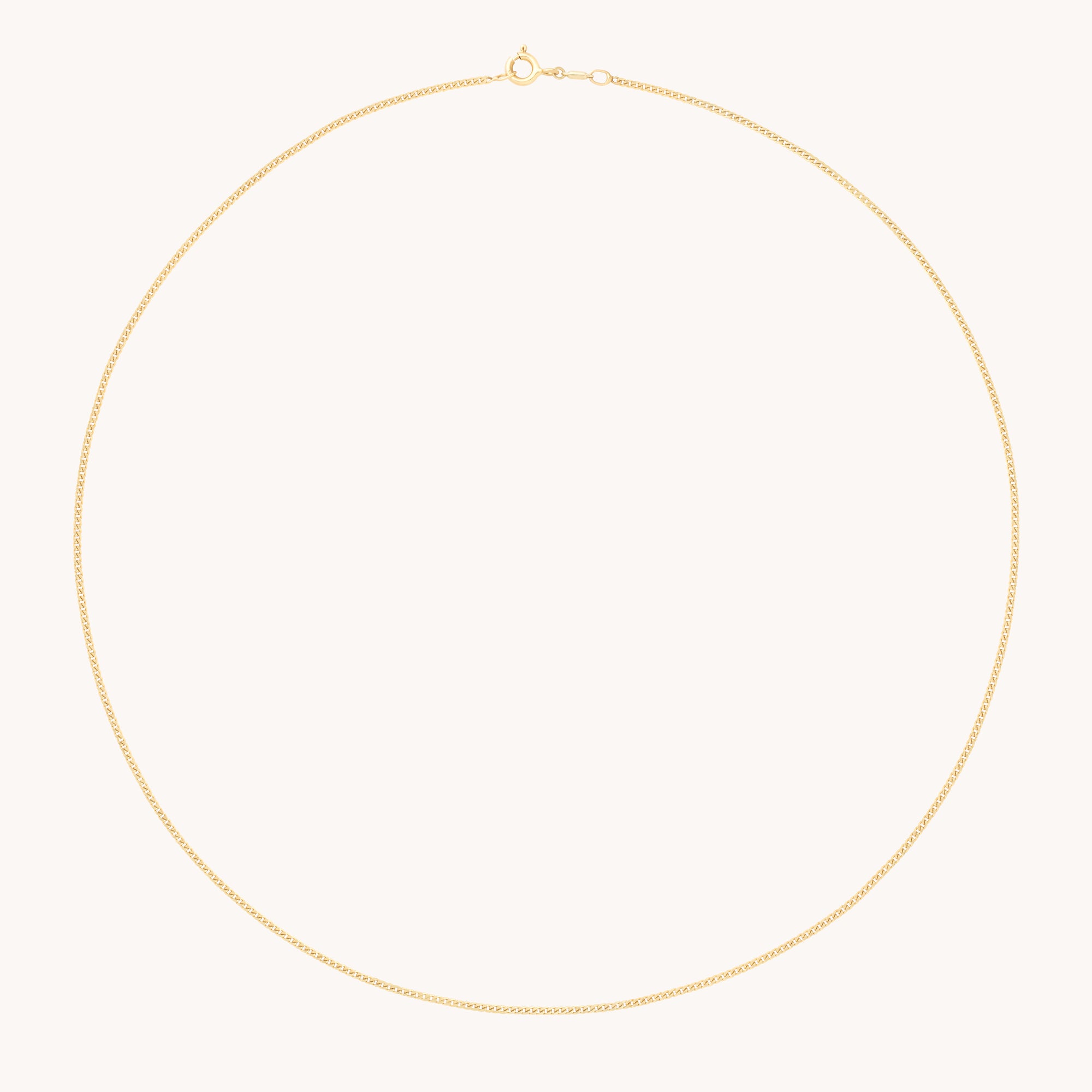 Bold Miyu Chain Necklace in Solid Gold