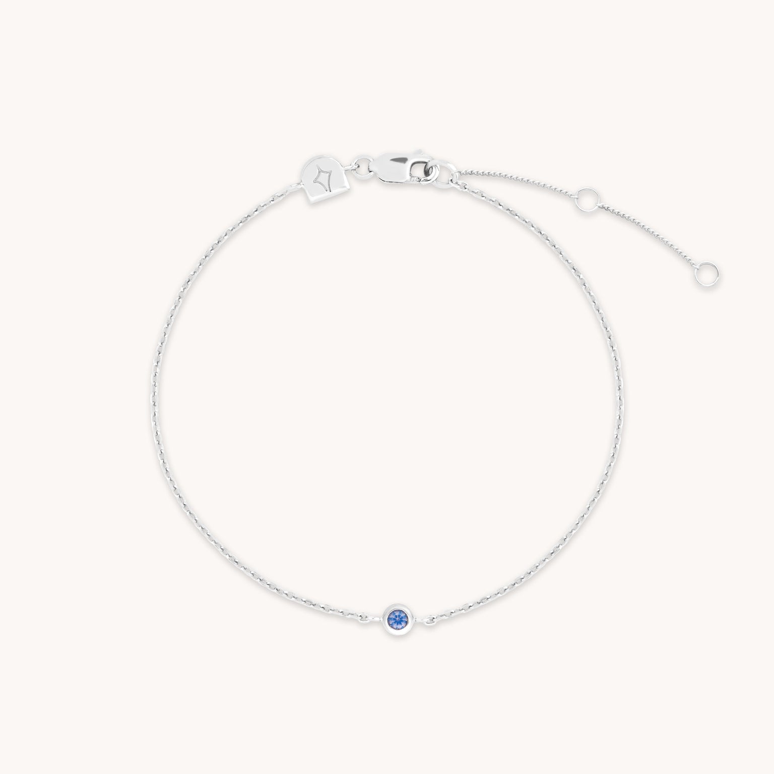 Opal Charm Bracelet in Silver