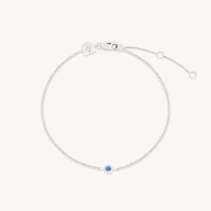 Opal Charm Bracelet in Silver