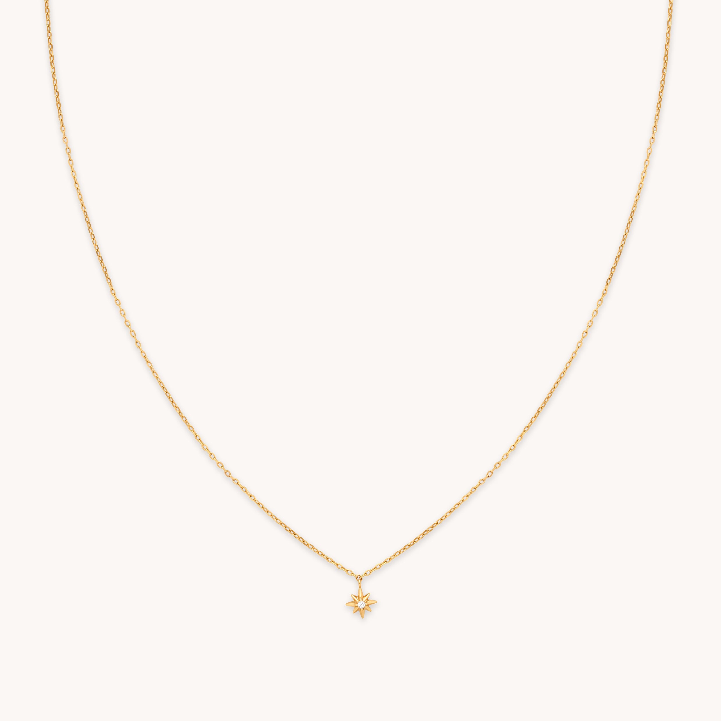 Twilight Star Pendant Necklace in Gold