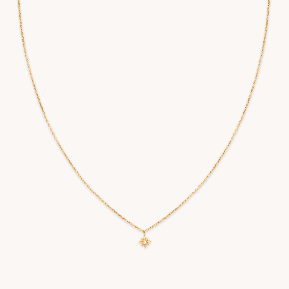 Twilight Star Pendant Necklace in Gold