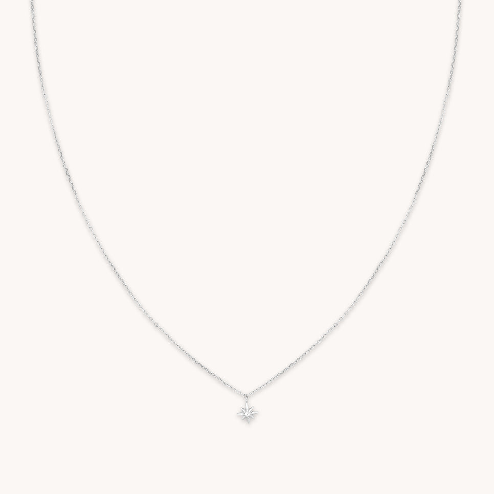 Twilight Star Pendant Necklace in Silver
