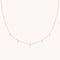 Diamond Charm Necklace in Solid Gold