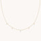 Diamond Charm Necklace in Solid Gold