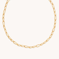 Infinite Chain Necklace in Gold