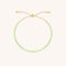 Peridot August Beaded Bracelet in Solid Gold
